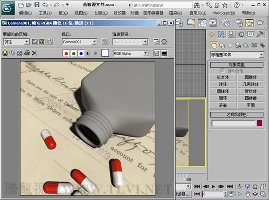 3ds max基础教程：使用Autodesk实体玻璃材质,PS教程,